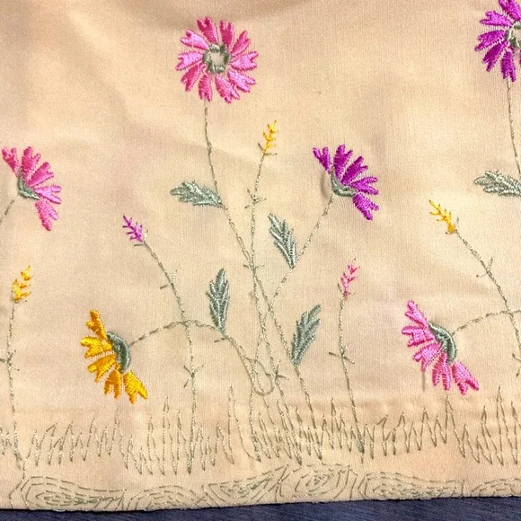 B Smart embroidered midi dress size 5/6 - Picture 7 of 7